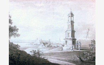 Каплиця Скорботного Христа в Луцьку на акварелі графині Анни Потоцької