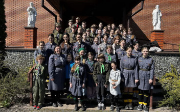 Harcerskie rekolekcje w Kostopolu