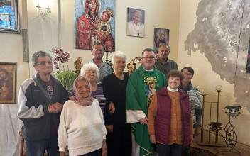 Вітання для отця Марціна Цєсєльського з нагоди ювілею священницьких свячень