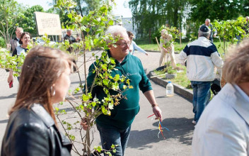 W Tarnopolu posadzono kalinową aleję, symbolizującą różnorodność kulturową