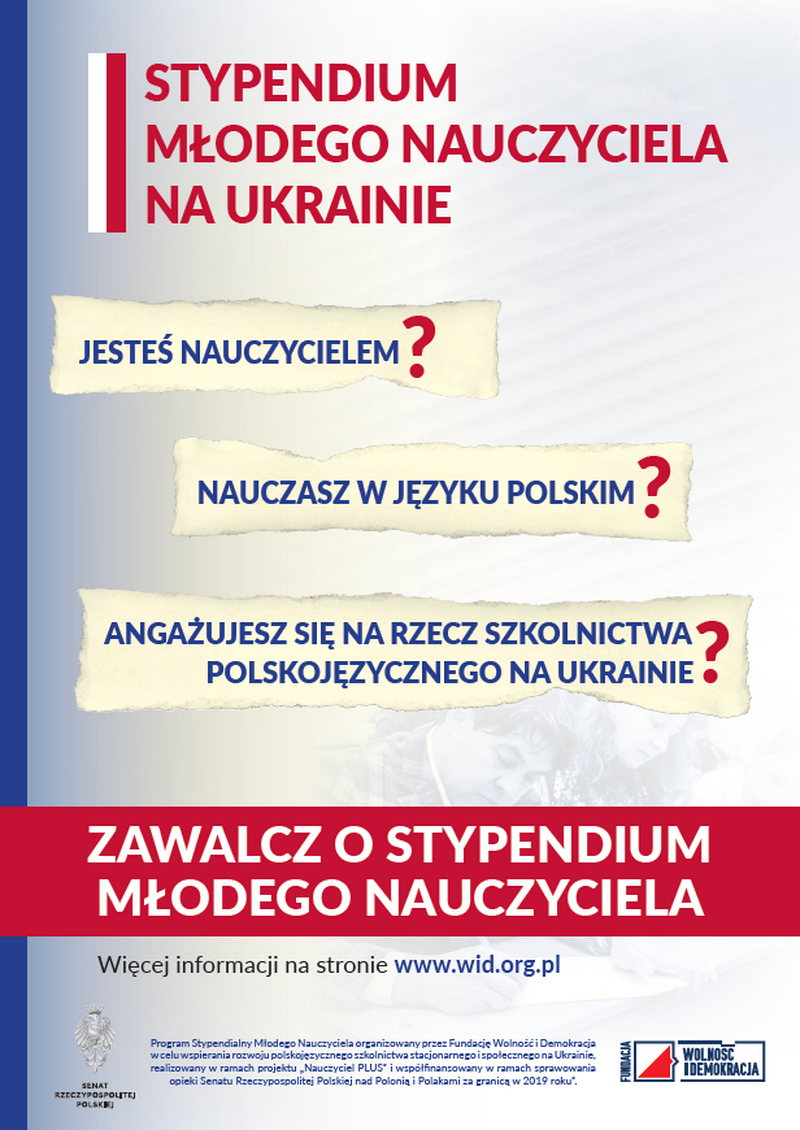 Program styp Mlodego Nauczyciela plakat sajt