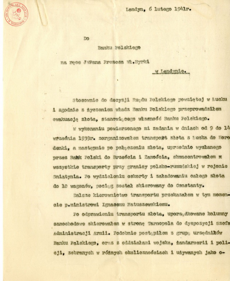 zloto List Rajchmana