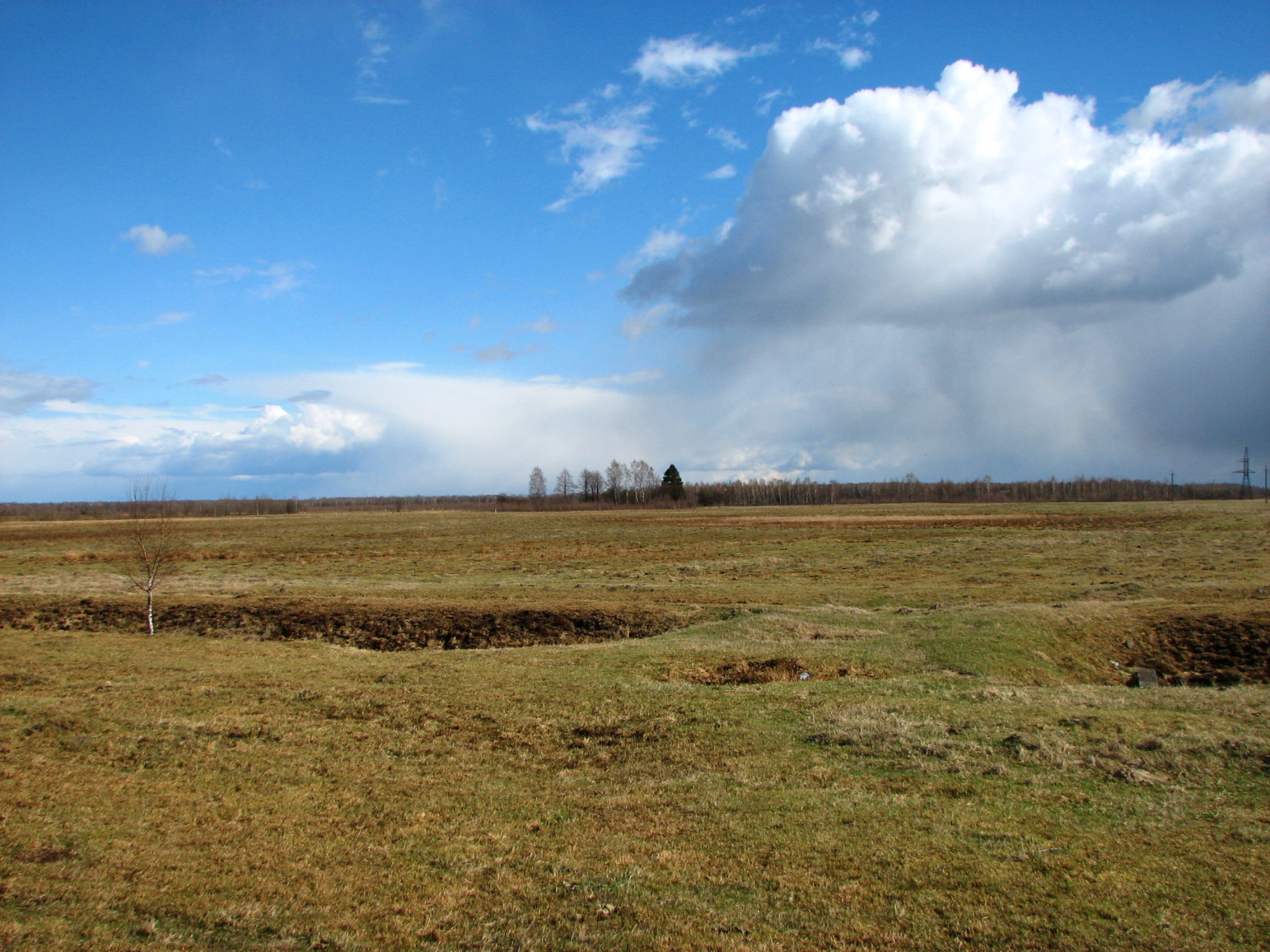 Тут були Гали. Сюдою до залізничної станції Желуцьк біля німецького посту в Грабіні організовано йшли поляки з Гути Степанської, котру вони змушені були залишити.