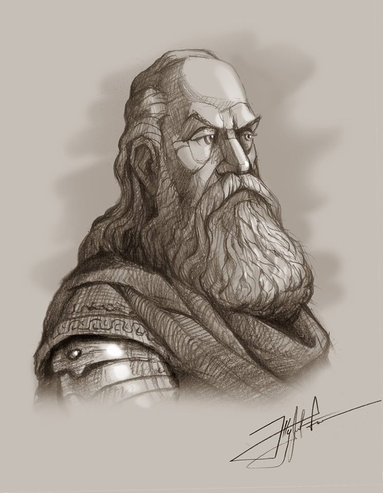 4. Rysunek Jurija Żurawla Portret Konstantego Ostrogskiego