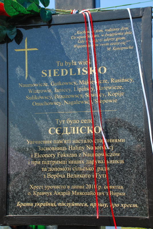 4. Tablica na krzyżu.