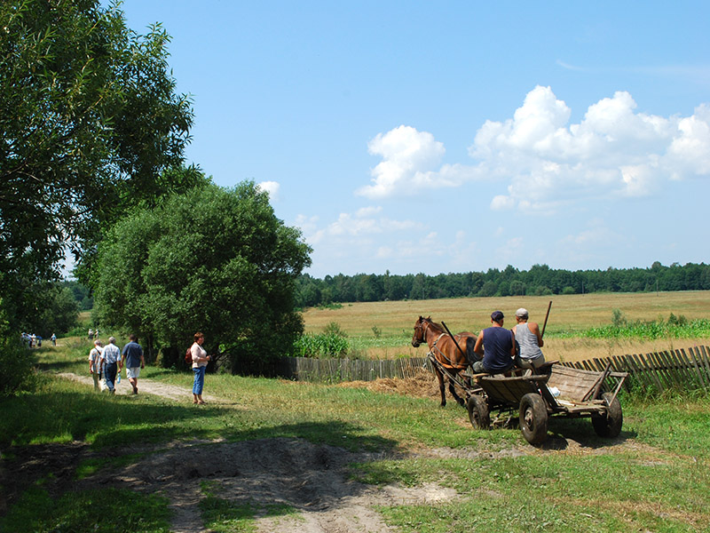 2. На світанку 18 липня 1943 р. цією дорогою втікали люди з Гути Степанської.