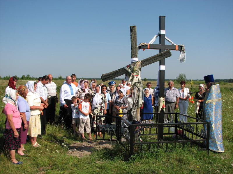 3. Poświęcenie krzyża w Borku.