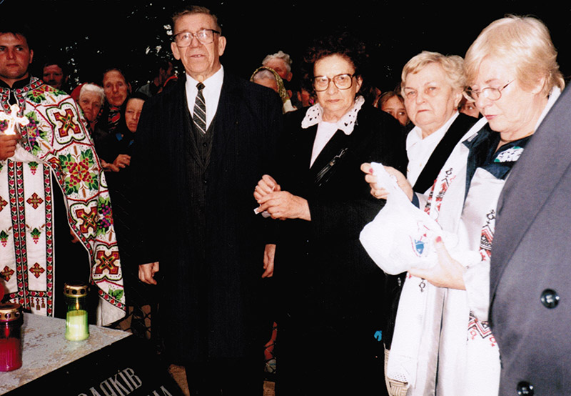 9. Czesław Piotrowski w Hucie Stepańskiej. 1998 r.