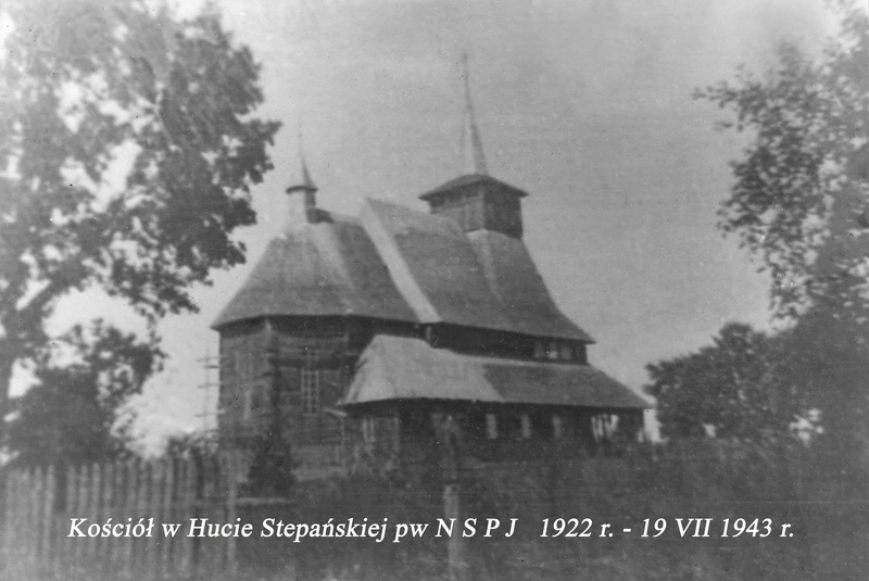 1. Kościół w Hucie Stepańskiej.
